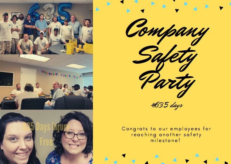 Company Safety Party #635 days