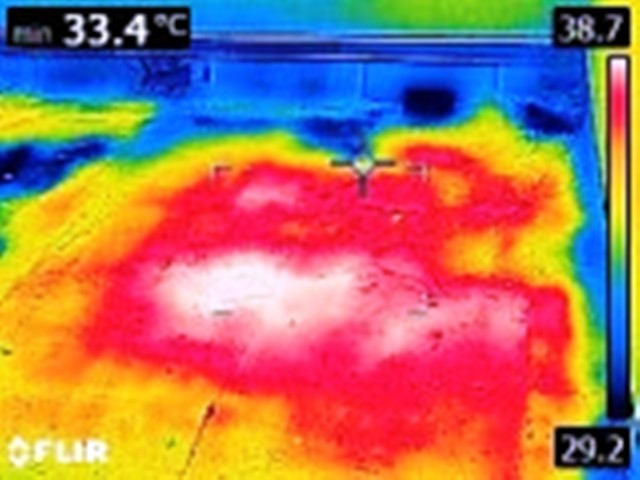 Roof Inspection Thermal Image