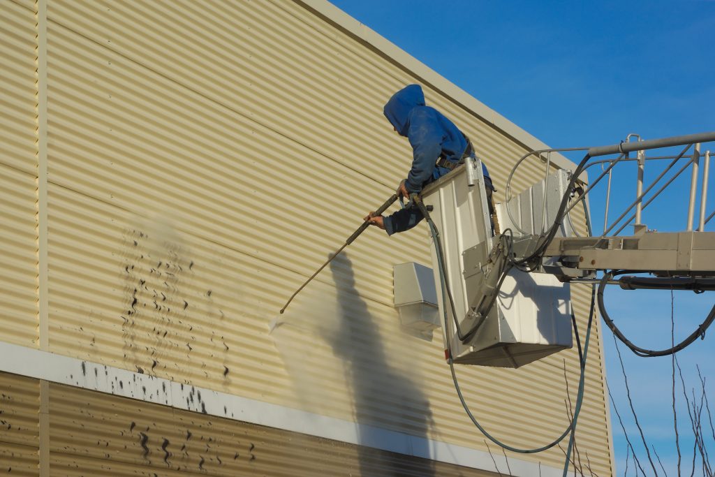 Pressure washing